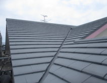 ガイナ！屋根・特殊セラミック　ガイナの施工です。断熱遮熱塗料の写真
